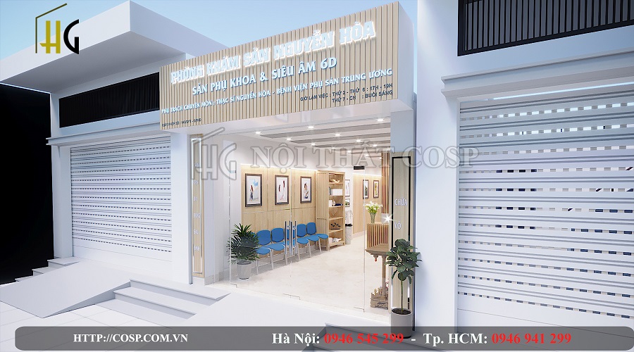 Thiết Kế Phòng Khám Phụ Khoa Bác Sĩ - Hòa